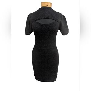 Urban Outfitters knit black mini dress, XS